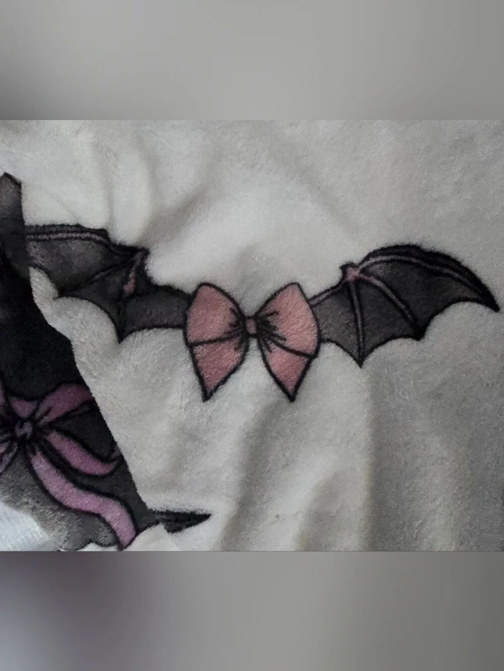 Deco Witch Hat Cauldron Soft Plush Throw Blanket Gray